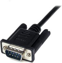rs232 laidas - Kabelis StarTech DB9 RS232 SCNM9FM1MBK, juoda, 1 m - 3 nuotrauka