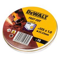 dewalt metalo pjovimui - Pjovimo diskas metalui DeWalt DT3507, 125 mm, 10 vnt - 2 nuotrauka