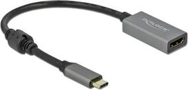 hdmi type c laidas - Delock Active USB Type-C to HDMI Adapter (DP Alt Mode) 4K 60 Hz (HDR) - 1 nuotrauka