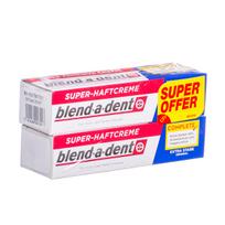 kremas -  BLEND-A-DENT REGULAR, burnos dantų protezų lipnus kremas, 47 g, 2 vnt.  - 1 nuotrauka