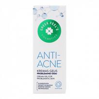 acne - GREEN FEEL'S ANTI - ACNE kremas - gelis probleminei odai, 50 ml - 2 nuotrauka