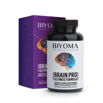 maisto papildai imunitetui - BIYOMA Brain Pro, kapsulės, 60 kaps. - 1 nuotrauka