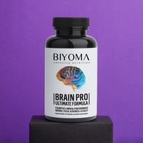 maisto papildai imunitetui - BIYOMA Brain Pro, kapsulės, 60 kaps. - 2 nuotrauka