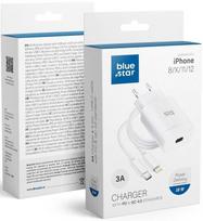 apple laidu - BlueStar TFK-TC-1099C, USB Type C/Apple Lightning, balta - 5 nuotrauka