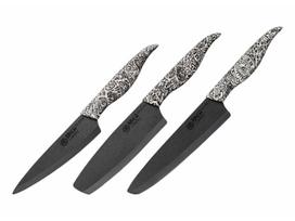 Sia Tokyo Cutlery peilių rinkinys Inca, juodas