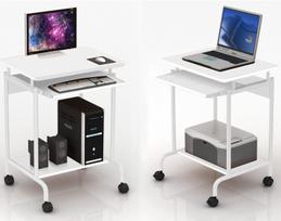 baltas stalas darbui -  Techly Compact 105926, baltas - 2 nuotrauka