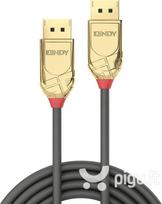 displayport 2.0 cables - Lindy DisplayPort Kabelis Gold Line 4K60Hz 7.50m - 1 nuotrauka