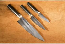 virtuviniaj peilei - Samura MO-V Universal knives Set of 3pcs. - 5 nuotrauka