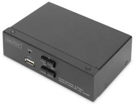 display port laidas - DIGITUS KVM Switch 2x1 HDMI 2-Port - 1 nuotrauka