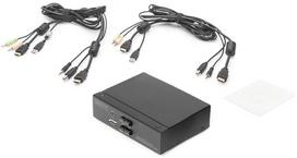 display port laidas - DIGITUS KVM Switch 2x1 HDMI 2-Port - 5 nuotrauka