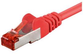 Goobay 10m CAT 6 Patchkabel, S/FTP (PiMF), Rot
