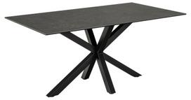 Valgomojo stalas Actona Heaven Fairbanks, juodas, 1600 mm x 900 mm x 755 mm