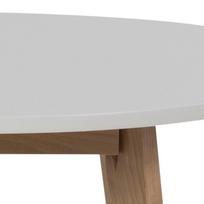 rudas valgomasis stalas - Valgomojo stalas Actona Raven, rudas/baltas, 900 mm x 900 mm x 760 mm - 4 nuotrauka