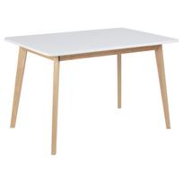 Valgomojo stalas Actona Raven, baltas/medžio, 1200 mm x 800 mm x 760 mm
