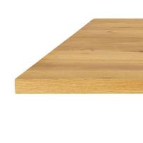 azuolo faneruote - Valgomojo stalas Actona Heaven Rectangular, juodas/ąžuolo, 2200 mm x 900 mm x 755 mm - 3 nuotrauka