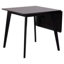 800 - Valgomojo stalas išskleidžiamas Actona Roxby, juodas, 800 - 1200 mm x 800 mm x 760 mm - 3 nuotrauka