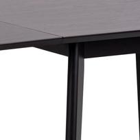 800 - Valgomojo stalas išskleidžiamas Actona Roxby, juodas, 800 - 1200 mm x 800 mm x 760 mm - 6 nuotrauka