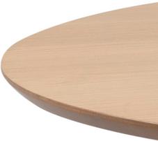 120 80 stalas - Valgomojo stalas Actona Roxby 85661, juodas/ąžuolo, 1050 mm x 1050 mm x 760 mm - 5 nuotrauka