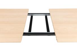 isskleidziamas stalas azuolas - Valgomojo stalas išskleidžiamas Actona Connect Rectangular, juodas/ąžuolo, 2000 mm x 1000 mm x 748 mm - 3 nuotrauka