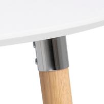 isskleidziamas stalas azuolas - Valgomojo stalas išskleidžiamas Actona Belina, baltas/ąžuolo, 1700 - 2700 mm x 1000 mm x 740 mm - 6 nuotrauka
