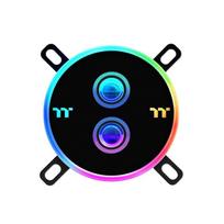 ventiliatoriaus rgb - Thermaltake Pacific C360 DDC Hard Tube Water Cooling Kit - 2 nuotrauka