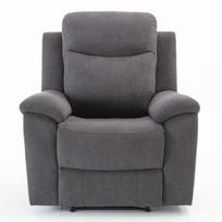 elektriniai foteliai - Fotelis Home4you Milo Grey, 97x69x103 cm - 2 nuotrauka