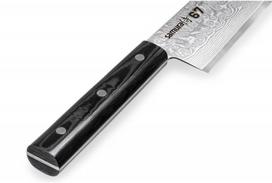 damascus peiliai - Samura DAMASCUS 67 Universal Kitchen knife Santoku 7.0"/ 175mm - 4 nuotrauka