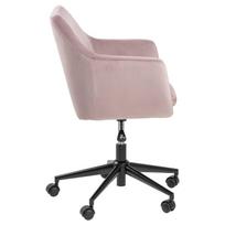 offici kede - Biuro kėdė Actona Office Deskchair Nora, rožinė - 3 nuotrauka