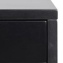 ligne - Naktinis staliukas Actona Cholet Square, juodas, 50 x 35 x 24.3 cm - 4 nuotrauka