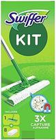 swiffer sluostes - Grindų šepetys "Swiffer" + 8 šluostes (124cm) - 1 nuotrauka