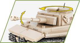 konstruktorius cobi - Konstruktorius Cobi Historical Collection PzKpfw VI Tiger 131, 340 vnt. - 3 nuotrauka