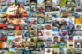 delione 3000 - Dėlionė Ravensburger 99 VW Campervan Moments 16018, 3000 vnt. - 2 nuotrauka