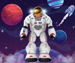 robotai zaislai - BLUE ROCKET Robotas-astronautas CHARLIE - 7 nuotrauka