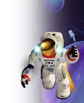 robotai zaislai - BLUE ROCKET Robotas-astronautas CHARLIE - 8 nuotrauka
