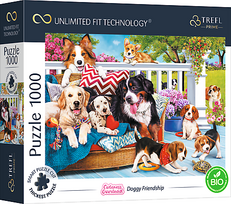 puzzle deliones 1000 - TREFL PRIME dėlionė „Mieli gyvūnai“, 1000 det. - 1 nuotrauka