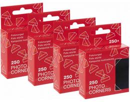 Victoria Collection Photo Corners 250pcs x4