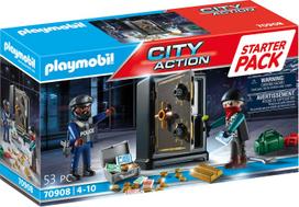 PLAYMOBIL Pradinio paketo banko apiplėšimas 70908