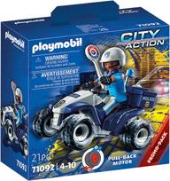 PLAYMOBIL Policija – greičio keturratis 71092