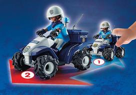 playmobil policija - PLAYMOBIL Policija – greičio keturratis 71092 - 3 nuotrauka