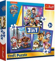 TREFL PAW PATROL 3 dėlionių rinkinys „Šuniukas-patrulis“