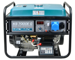 benzininis generatorius konner - Konner&Sohnen KS7000E-G - 2 nuotrauka