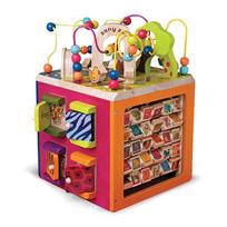 medinis veiklos - B. TOYS Medinis veiklos kubas - 1 nuotrauka