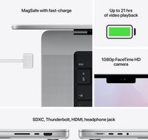macbook pro m1 16gb - Apple MacBook Pro MK1F3KS/A, Apple M1 Pro, 16 GB, 1 TB, 16.2 " - 8 nuotrauka