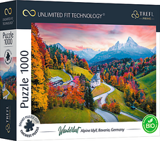 puzzle deliones 1000 - TREFL PRIME dėlionė „Bavarija“, 1000 det. - 1 nuotrauka