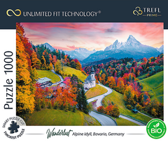 puzzle deliones 1000 - TREFL PRIME dėlionė „Bavarija“, 1000 det. - 3 nuotrauka
