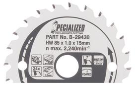 specialized - T.C.T. s Specialized 85X1X15mm 7° T24 B-29430 Makita - 2 nuotrauka