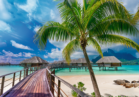 puzzle deliones 1000 - TREFL PRIME dėlionė „Bora Bora“, 1000 det. - 2 nuotrauka