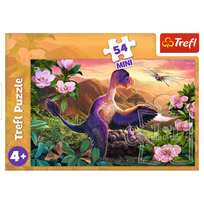 delione dinozauras - TREFL 54 det. mini dėlionė „Dinozaurai“ - 5 nuotrauka