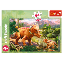delione dinozauras - TREFL 54 det. mini dėlionė „Dinozaurai“ - 6 nuotrauka