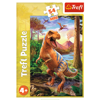 delione dinozauras - TREFL 54 det. mini dėlionė „Dinozaurai“ - 7 nuotrauka